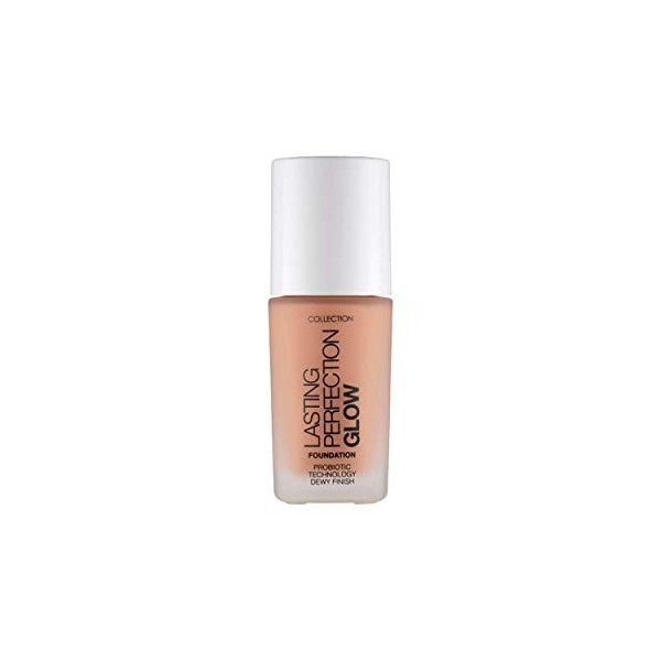 Collection Cosmetics Lasting Perfection Glow Fond de teint couvrance moyenne à complète, 27 ml, vanille claire