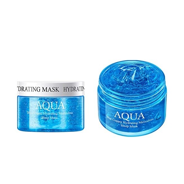 120g Blue Copper Hydrating Meticulous Sleeping Facial Mask Whitening Cream Moisturizing Night Anti Aging Nutrition Brighten 