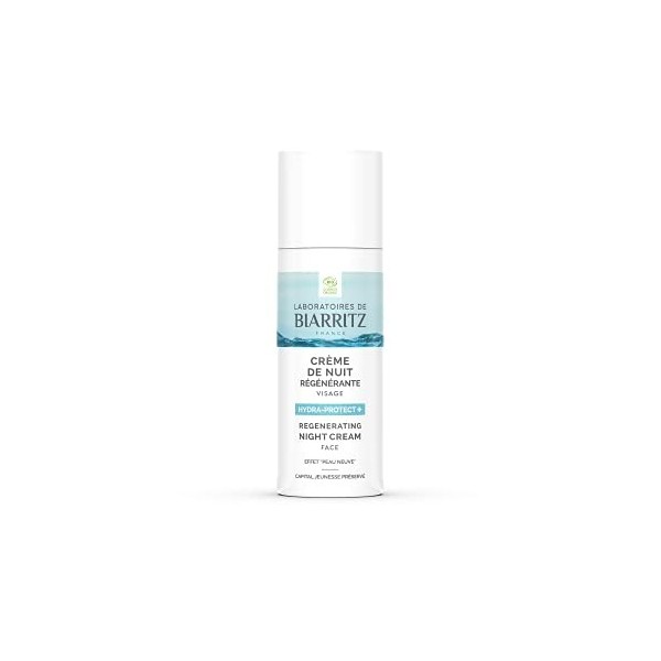 Laboratoire de Biarritz - Crème de Nuit Régénérante pour le Visage Certifié Bio - 50 ml