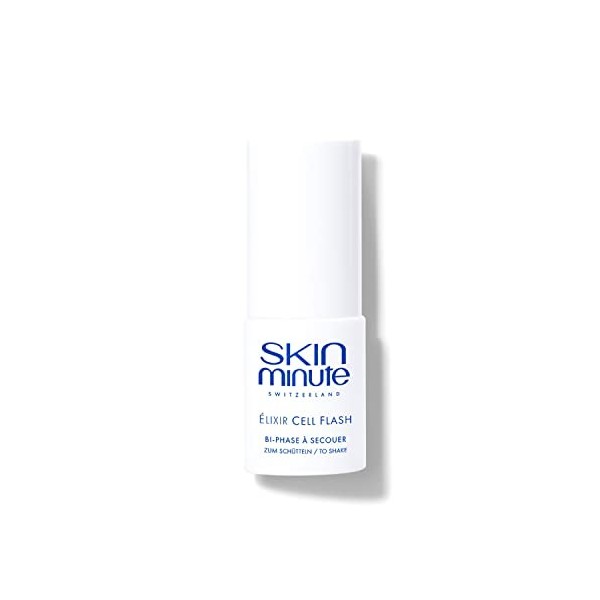 SKIN MINUTE • ELIXIR CELL FLASH • Anti-âge, Régénère, Densifie, Stimule le métabolissme cutané, Hydrate・Peau mature - 30ml