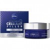 NIVEA Hyaluron CELLular Filler Crème de nuit anti-âge pour le visage 50 ml Crème de nuit efficace et intense