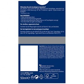 NIVEA Hyaluron CELLular Filler Crème de nuit anti-âge pour le visage 50 ml Crème de nuit efficace et intense