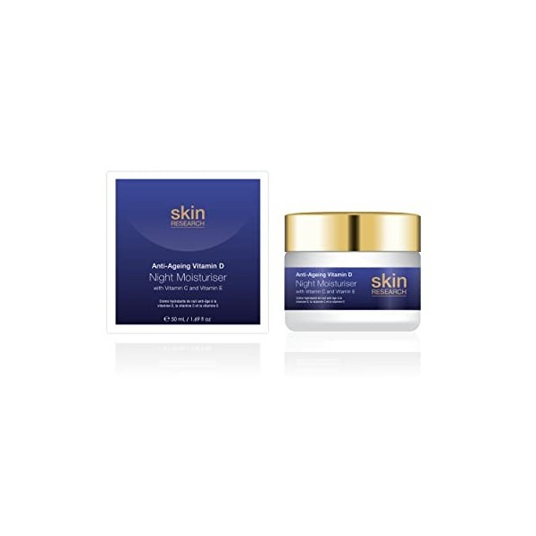 Skin Chemists Anti-Ageing Vitamin D Night Moisturiser with Vitamin C and Vitmain E 50ml