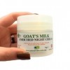 Goat s Milk Enriched Night Cream 50 G by Elegance Natural Skin Care for sensitive skin rosacea dermatite Psoriasis Eczéma Dr