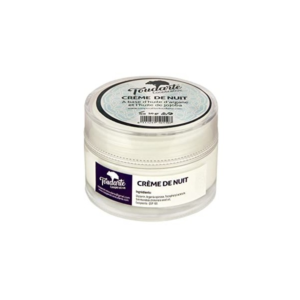 Crème de nuit marocaine 50 g avec de lhuile dargan et de jojoba