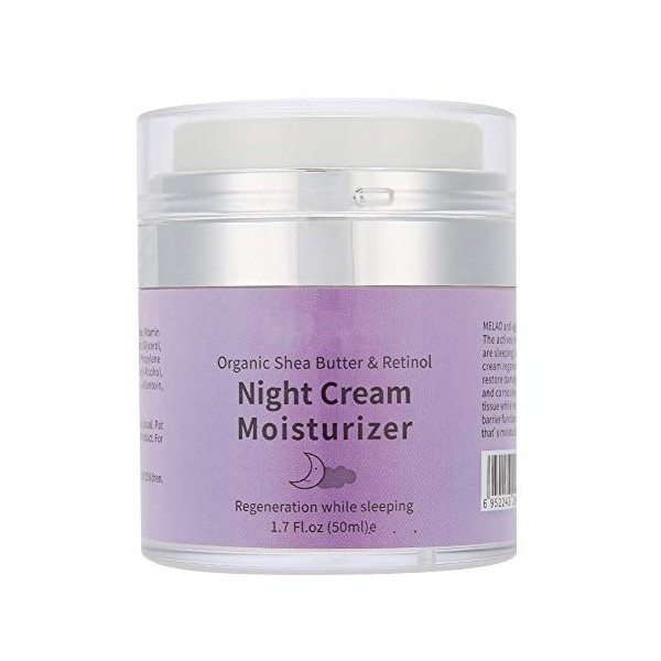 Crème de nuit, hydratant visage anti-âge pour les femmes Regenerist Night Recovery combat lapparence des rides et ridules