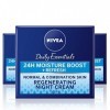 Nivea Visage Regenerating Night Cream - 50 ml, Pack of 3