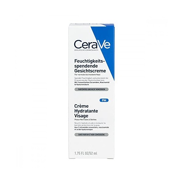 Cerave Hydratant Crème de nuit 52 ml, crème