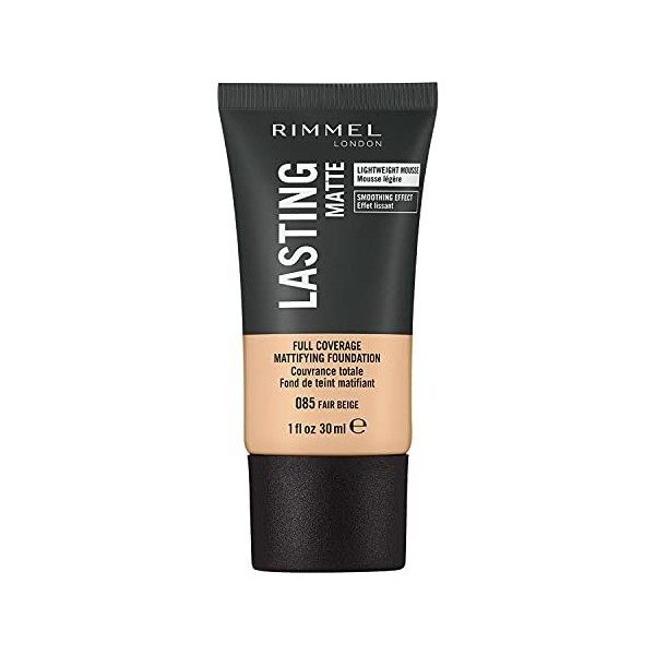 RIMMEL LASTING MATTE FOUNDATION 085 FAIR BEIGE 30M