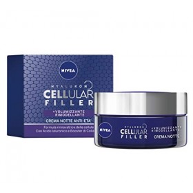 Nivea Hyaluron Cellular Filler Volumisant Remodelant Crème Nuit Visage Anti-Eté, 50 ml