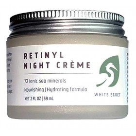 White Egret Night Creme Hydrating Retinol 2 Oz