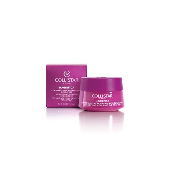 Collistar Magnifica Crème nourrissante et réparatrice contour des yeux, riche et veloutée, éclaircit les yeux et réduit les r