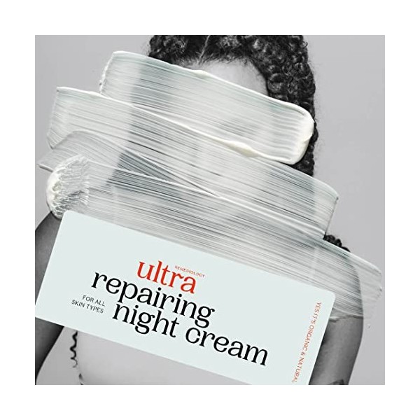 ULTRA remediology Crème Nuit réparatrice 60ml Soin Régénèrant la peau durant la nuit Routine beauté du soir avec soins spécif