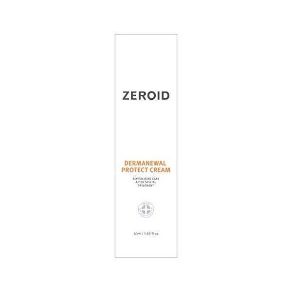 ZEROID Dermanewal Protect Cream 50ml 1.69 fl oz , Revitalizing Care After Special Treatment