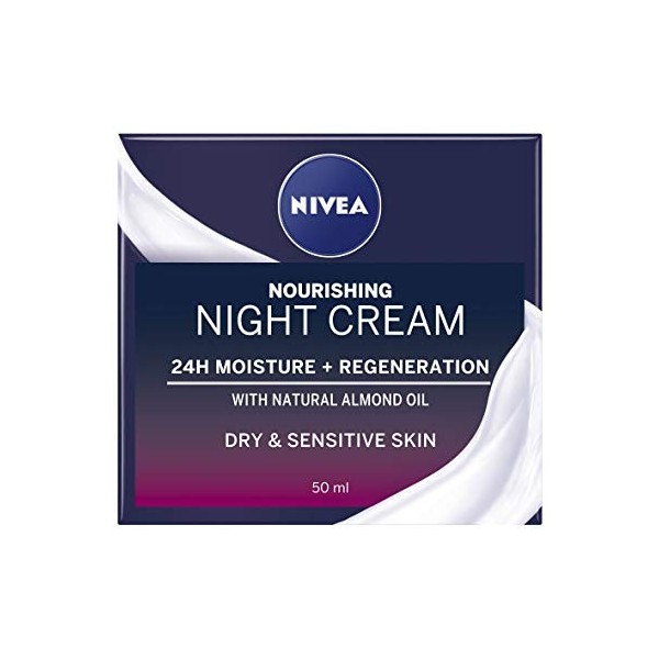 Nivea Daily Essentials Rich Regenerating Night Cream 50 ML - Pack of 3