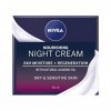 Nivea Daily Essentials Rich Regenerating Night Cream 50 ML - Pack of 3