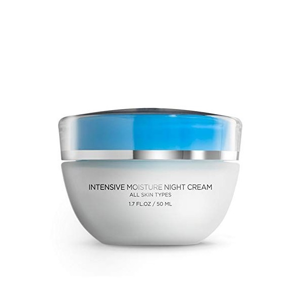 Seacret Intensive Moisture Night Cream for All Skin Type Enriched with Grape Seed Oil 1.7oz - 50ml by Seacret