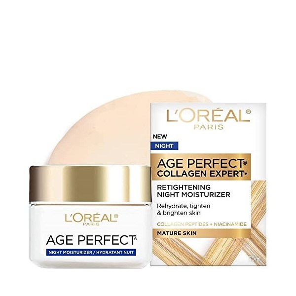 LOREAL - Age Perfect Night Cream for Mature Skin - 2.5 oz. 70 h 