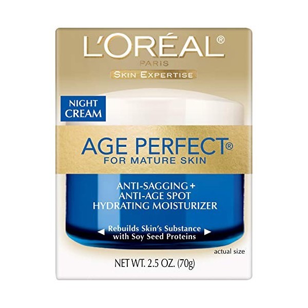 LOREAL - Age Perfect Night Cream for Mature Skin - 2.5 oz. 70 h 