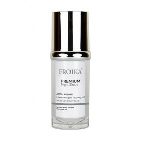 Froika Gouttes de nuit anti-âge pour une beauté rafraîchissante instantanée 30 ml