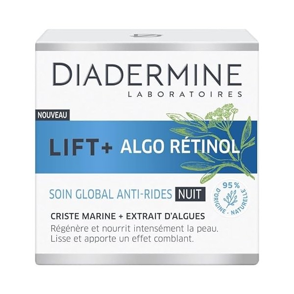 Lift+ Algo Retinol Creme Nuit 50Ml - Lot De 2 - Vendu Par Lot