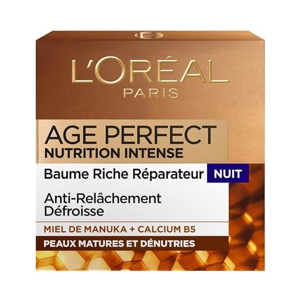 DERMO EXPERTISE - Age Perfect Soin Aa Nutrition Intense Nuit 50Ml - le Lot De 2