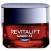 DERMO EXPERTISE - Dermo Revitalift Laser X3 Creme Anti Age Nuit 50Ml - Lot De 2 - Vendu Par Lot