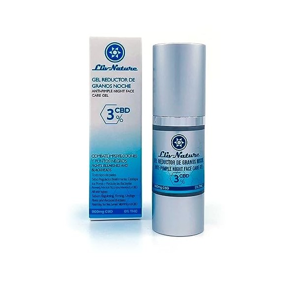 3% CBD pimple-reducing gel nuit 30 ml