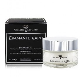Crème Visage Nuit Filler, Action anti-rides effet immédiat Revolumisante à la Poudre de Diamant, Caulerpa Lentillifera, Bétaï