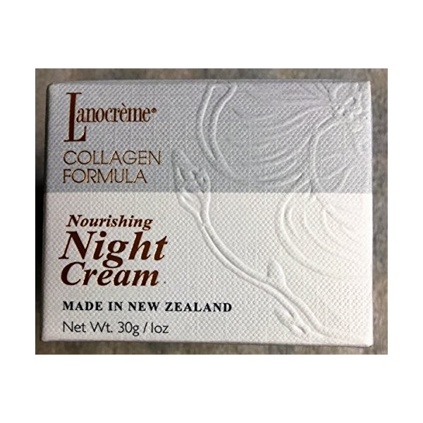 Lanocreme COLLAGEN FORMULA Nourishing NIGHT Cream 1 Oz/30g by Lanocorp