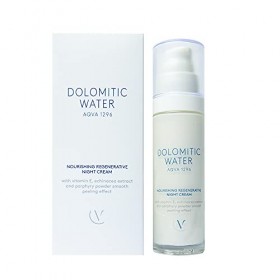 Eau dolomitique - Crème de nuit énergisante 50 ml à la vitamine E, à lextrait déchinacée et à la plvere de porphyre