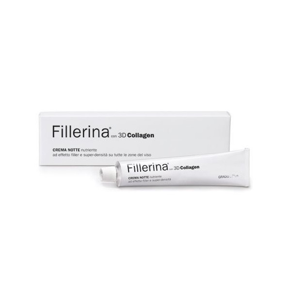 Labo FILLERINA 3d crème Collagen nuit 3 poids moléculaires visage mesure 3 Plus 50 ml