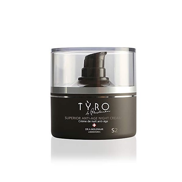 Tyro Superior Anti-Age Night Cream For Unisex 1.69 oz Cream