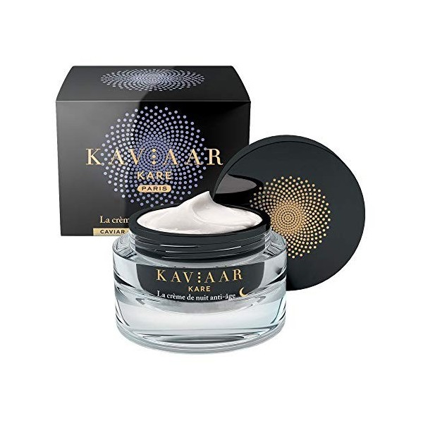 KAVIAAR KARE - Crème de nuit anti-âge - Caviar + Acide Hyaluronique - 50 ml