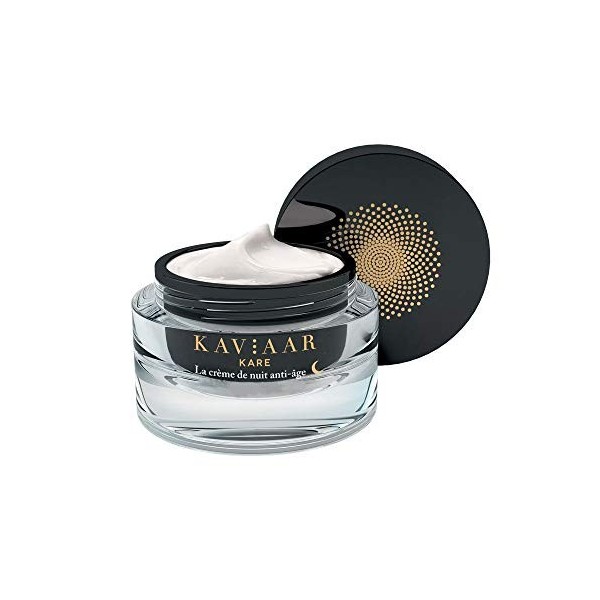 KAVIAAR KARE - Crème de nuit anti-âge - Caviar + Acide Hyaluronique - 50 ml