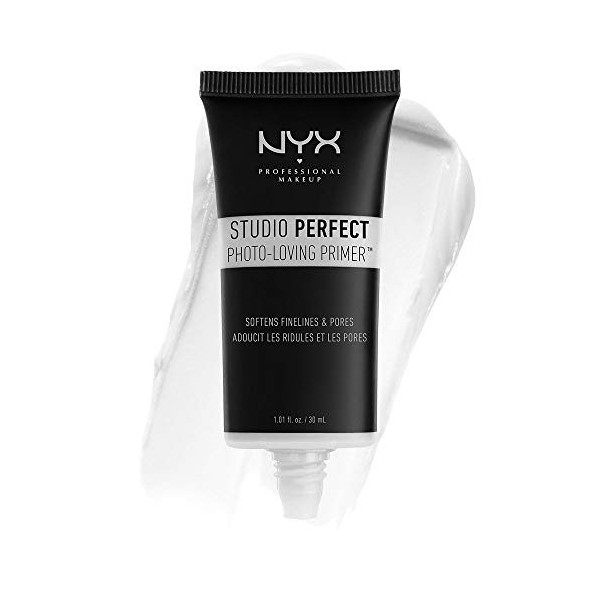 NYX Professional Makeup Spray Fixateur, Tenue Longue Durée, Fini Mat, 60 mL & Base de teint Studio Perfect, Teint Uniformisé,