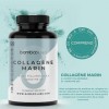 Bamboo Labs - Collagène Marin Hydrolysé Pur + Acide Hyaluronique + Coenzyme Q10-120 Gélules - Enrichi en Magnésium, Zinc, Vit