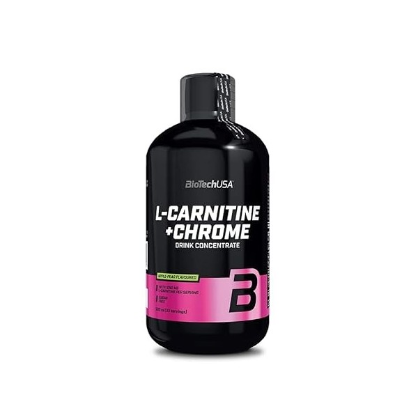 BioTechUSA L-Carnitine + Chrome, 500ml, Orange