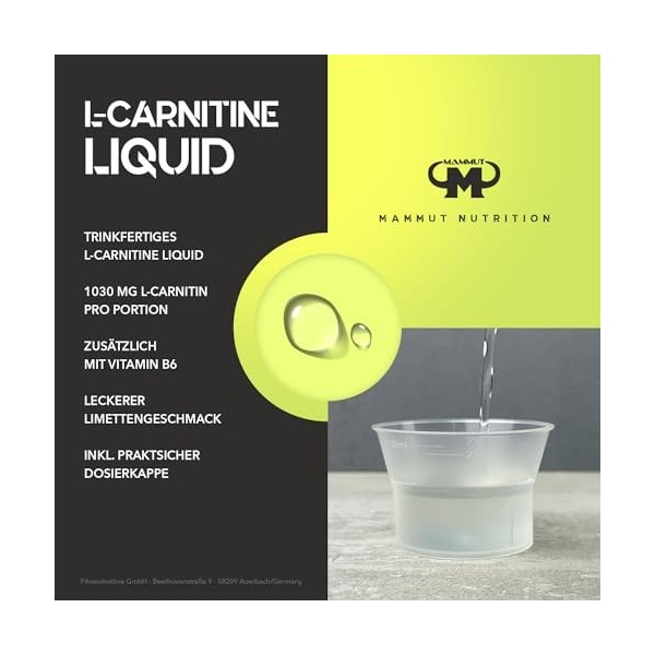 Mammut Nutrition L-Carnitin Liquid 1000 ml