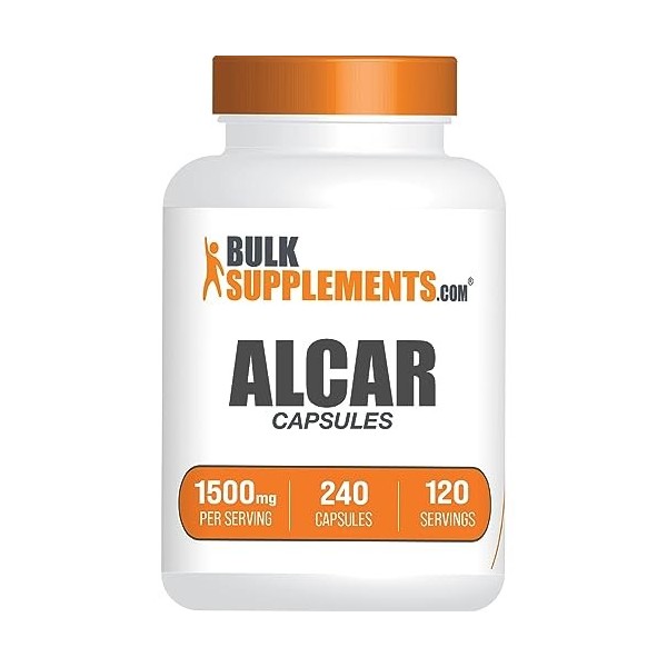 BULKSUPPLEMENTS.COM Acetyl L-Carnitine Capsules - 240 Capsules