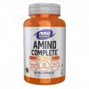 Now Foods, Amino Complete Mélange dAcides Aminés , 120 Capsules végétariennes, avec BCAA, Testé en Laboratoire, Sans Gluten