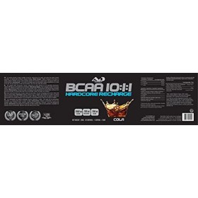 BCAA | Acide amine musculation | Bcaa poudre | Bcaa 10:1:1 | Hardcore Recharge BCAA 10:1:1|300 g | Gout Cola |