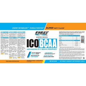 ICO BCAA 300g Acides aminés branchés Fruits passion ananas, 1 pot 