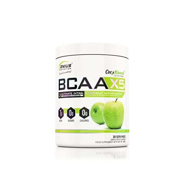 Genius Nutrition BCAA-X5 360g Pomme verte