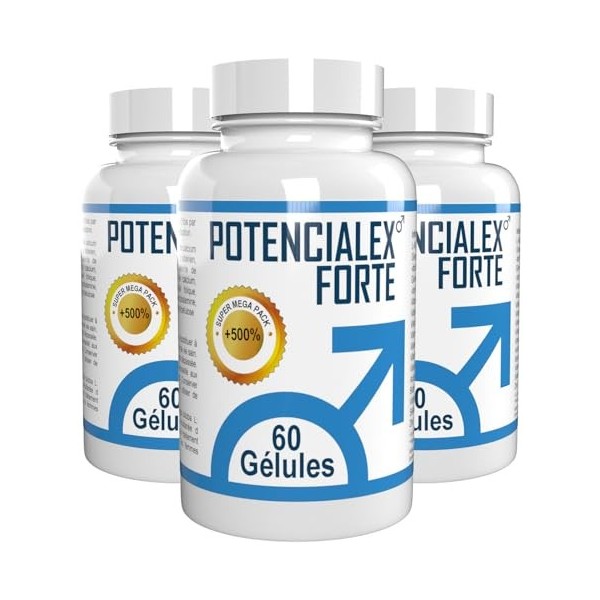 Potencialex Forte - 180 gélules 3x 60 gélules - 2023 C