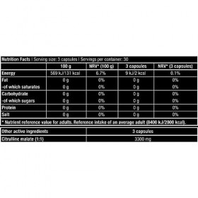 Biotech USA - Citrulina Malato - 90 cápsulas