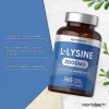 L Lysine Acide Aminé 2000 mg | 365 comprimés végétaliens | Supplément de lysine aux acides aminés essentiels | par Horbach