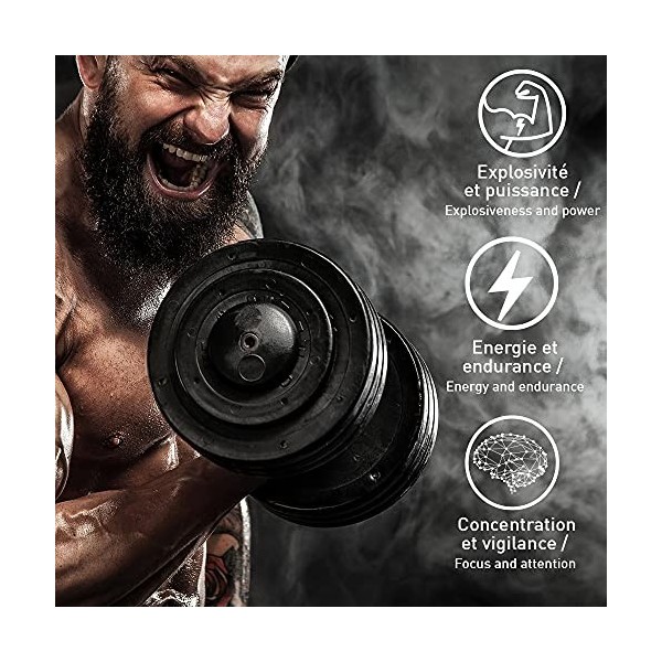 PRE WORKOUT Born Of Rage - Booster Musculation Explosif Vegan en Poudre - Energie et Endurance - Réduit la Fatigue pour Entra