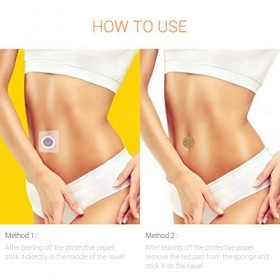 Sahgsa 15 pcs médecine Traditionnelle Chinoise Minceur Nombril Autocollant Minces Patchs pour Ventre Femmes Poids Perte Autoc