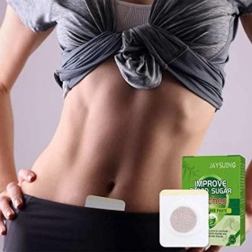 Peegsan Autocollant de Ventre darmoise - 12 tampons de pâte de pour Patch Ventre | Améliorer la glycémie, soulager linconfo